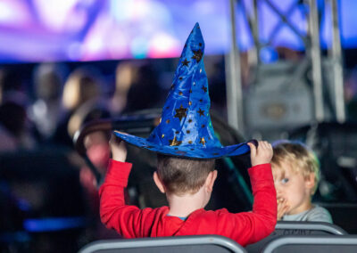 Kids attending concert King John Summer Prom