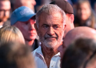 Mel Gibson among the crowd at King John Summer Prom Festival