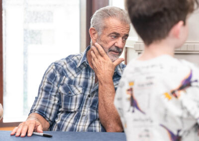 Mel Gibson meets fans in Trim