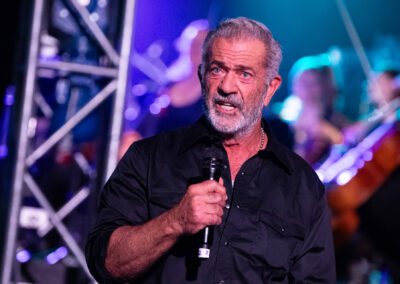Mel Gibson speech after Heros and Legends show