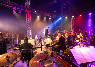 On stage with the orchestra King John Summer Prom
