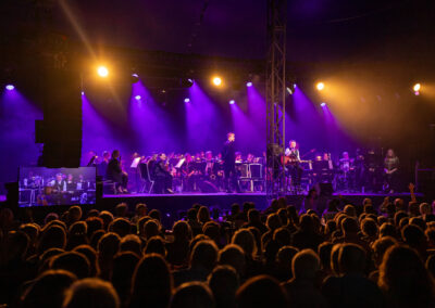 Orchestra on stage Hot August Nights Show