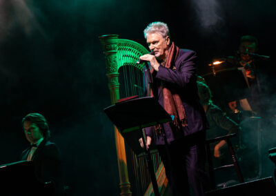 Patrick Bergin performing with the Irish Philharmonic Orchestra